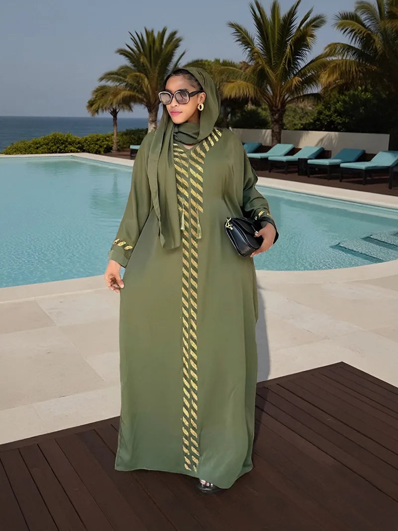 Muslim Dress Abaya Jalabiya Women Eid Dresses Saudi Long Robe Vestidos Hijab Islam Abayas Headscarf Ramadan Morocco Dubai Kaftan