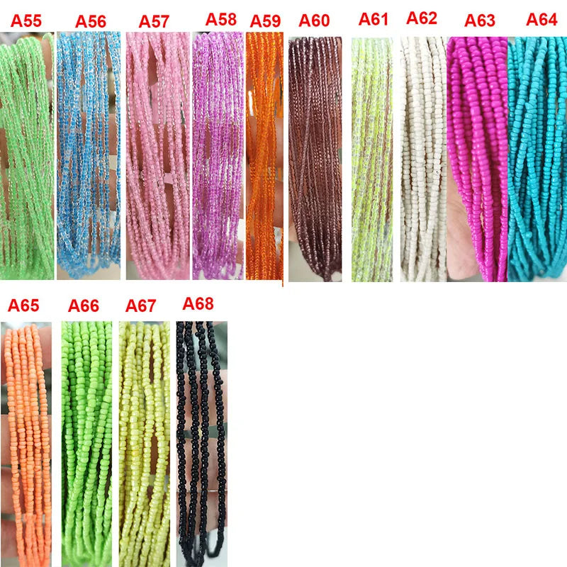Imitation Pearl Necklace Women Choker Seed Beads Rainbow Stainless Steel Spring Clasp Sailor Buckle Base Chain Gold Color Boho