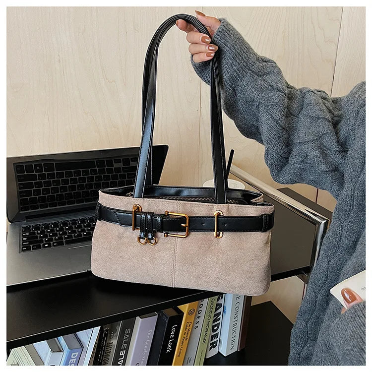 2025 New Luxury PU Leather Shoulder Bag's for Women's - Vegan Leather Crossbody Purse, Fashion Tote with Gold Hardware