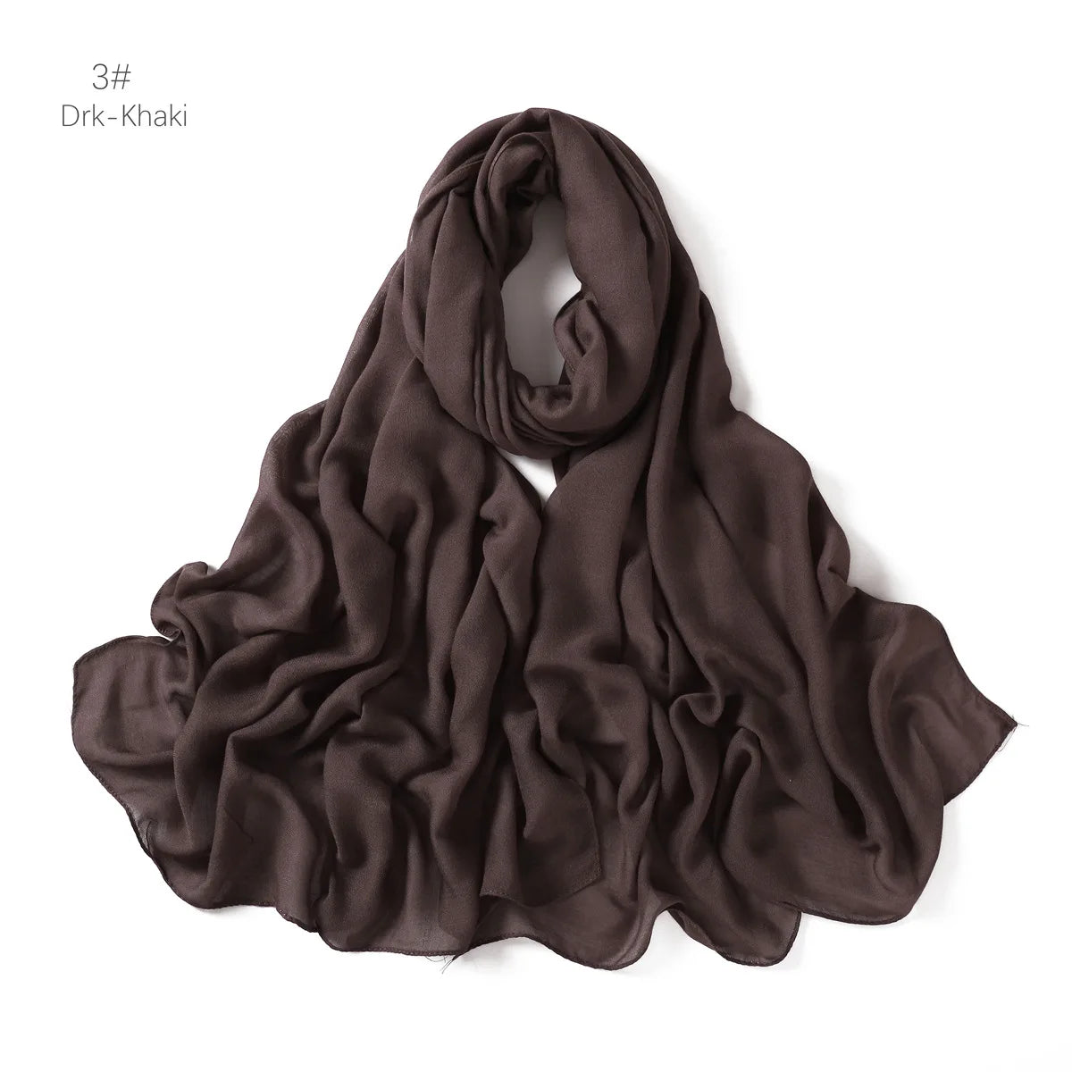 Ramadan Solid Color Modal Cotton Rayon Hijabs Scarf Women Muslim Headscarf Wraps Shawls Femme Musulman Headband Islamic Turban