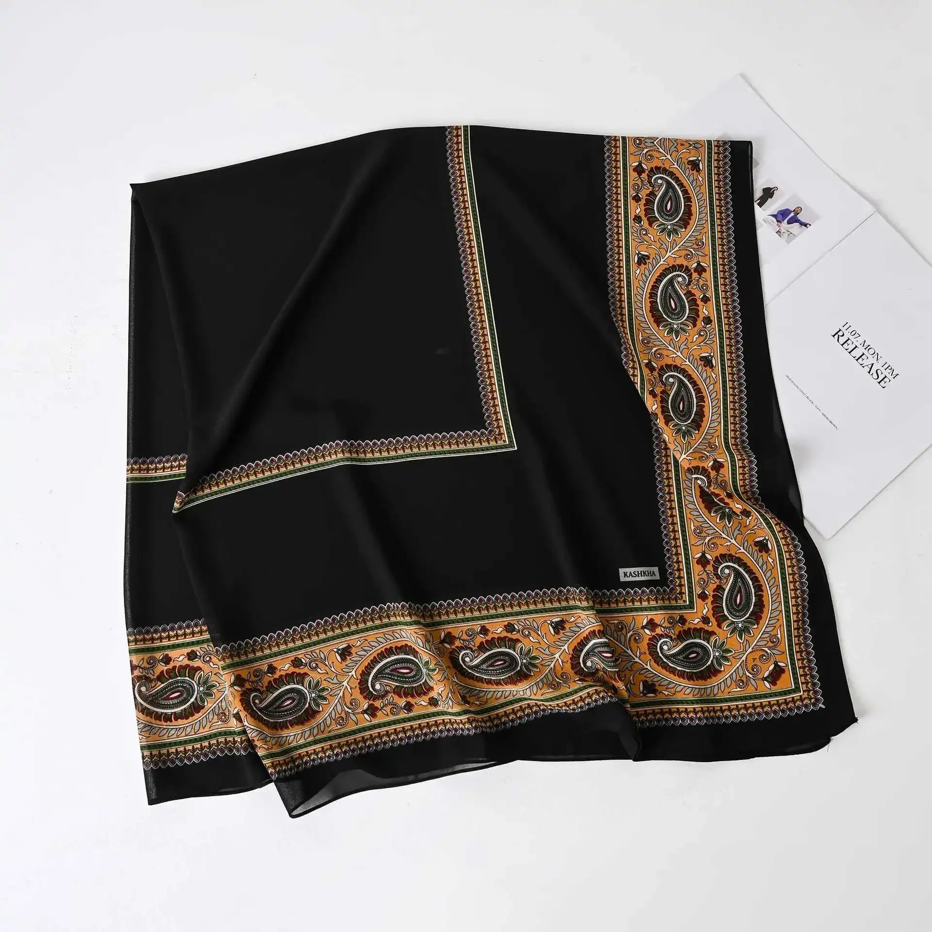 Fashion Muslim Chiffon Hijabs for Women Quadrate Shawl Long Wrap Handscarf Versatile Sunscreen Scarf