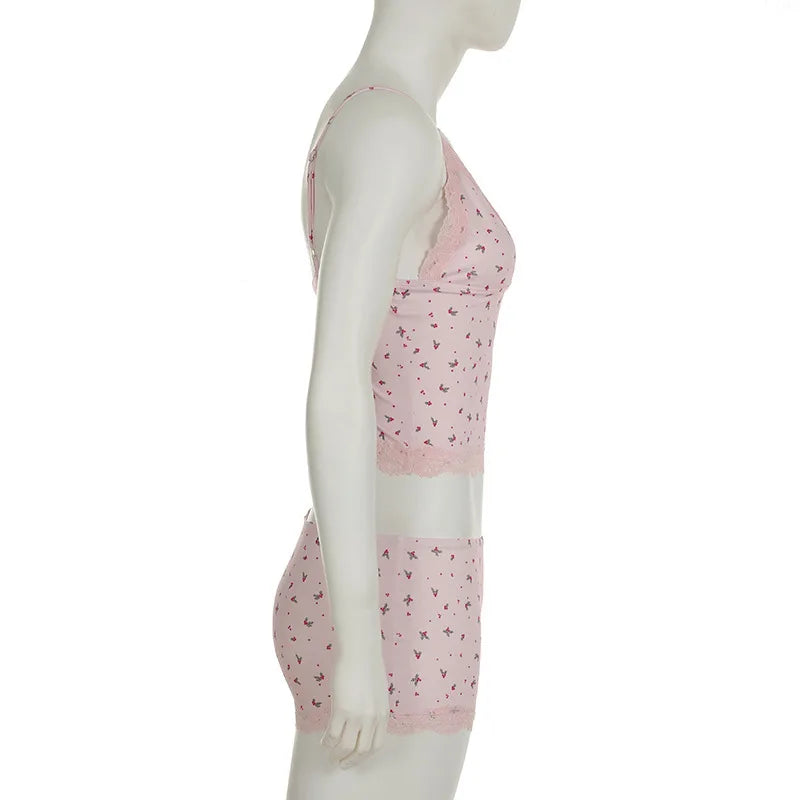 2026High Waist Slim Shorts Feminine Loungewear Sleepwear Pajamas for Women