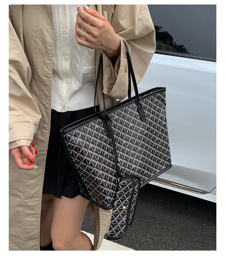 Women's Tote Bag New Simple Double sided Available Mother and Child Large Capacity Casual Handbag Shopping Bag Tote Bag