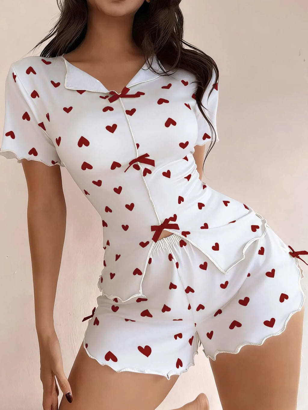 Pajama Suit for Women Woman Pyjamas Set Sexy Women Summer Nightgown Set Women's Home Suit Shorts Pajamas Sleepwear Pants Ladies