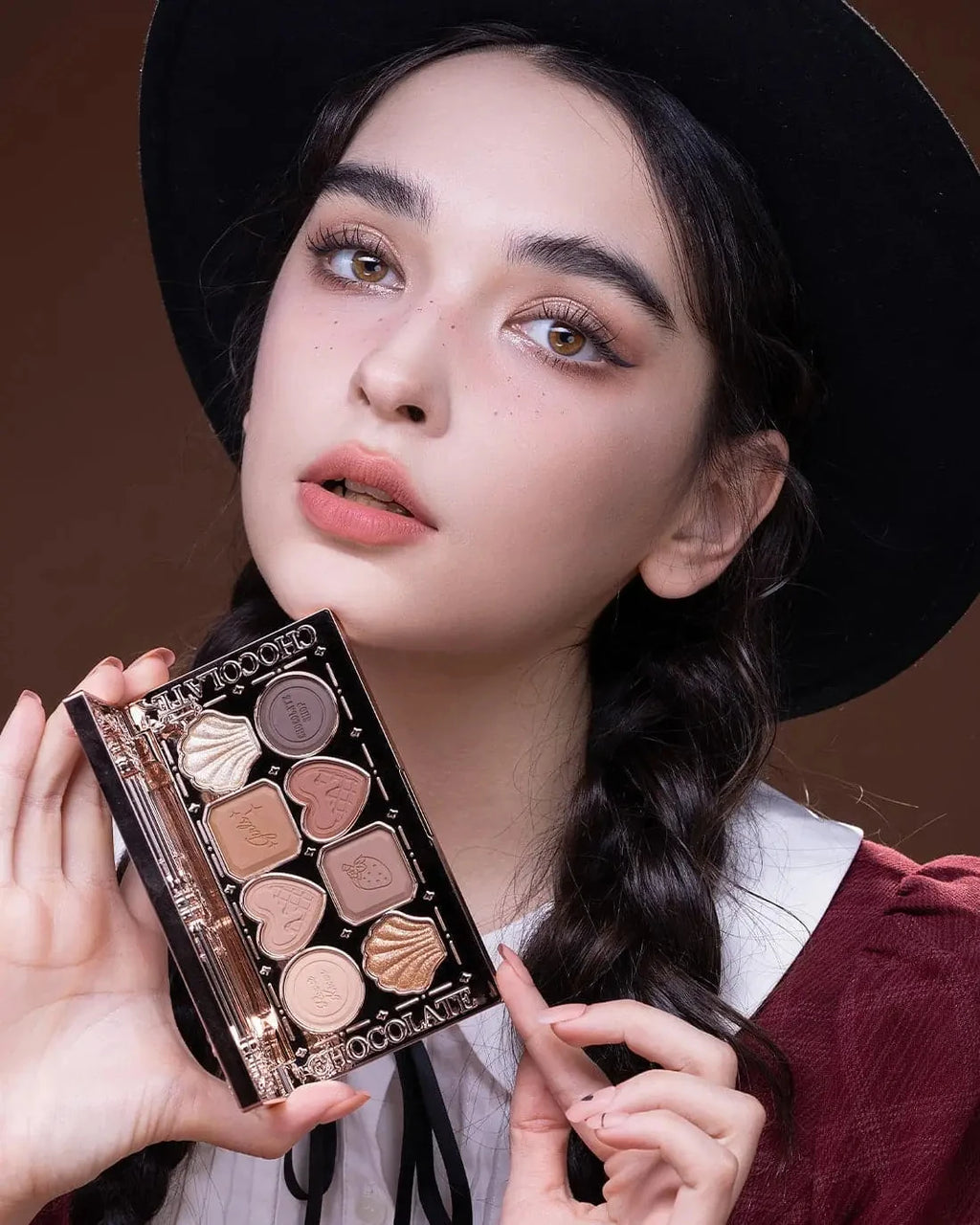 Flower Knows Swan Ballet 6 Color Eyeshadow Palette Matte Shimmer Pearl Glitter Waterproof Highly Pigmented Long Lasting Makeup