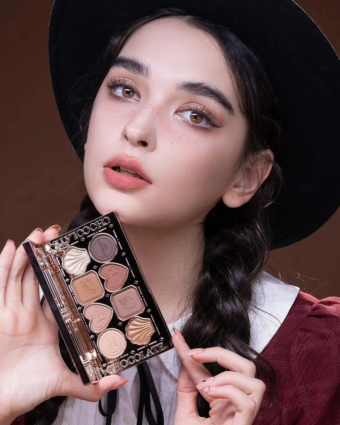 Flower Knows Swan Ballet 6 Color Eyeshadow Palette Matte Shimmer Pearl Glitter Waterproof Highly Pigmented Long Lasting Makeup