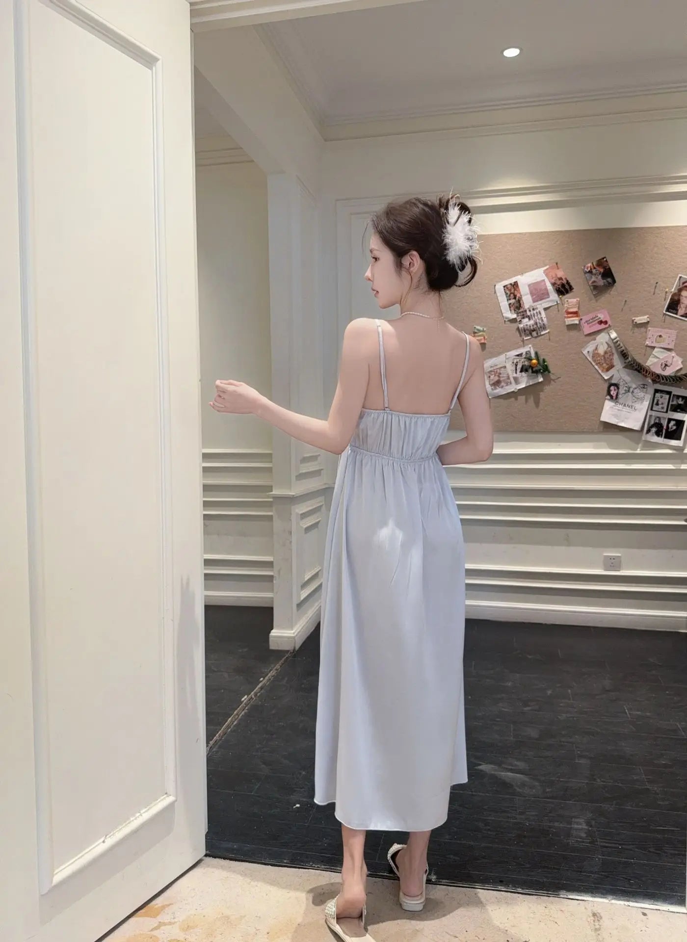 2025New Long Sweet Blue Robe Set Women Elegant Bathrobe Rayon Kimono Sexy Lace Floral Home Dressing Gown Princess Loungewear