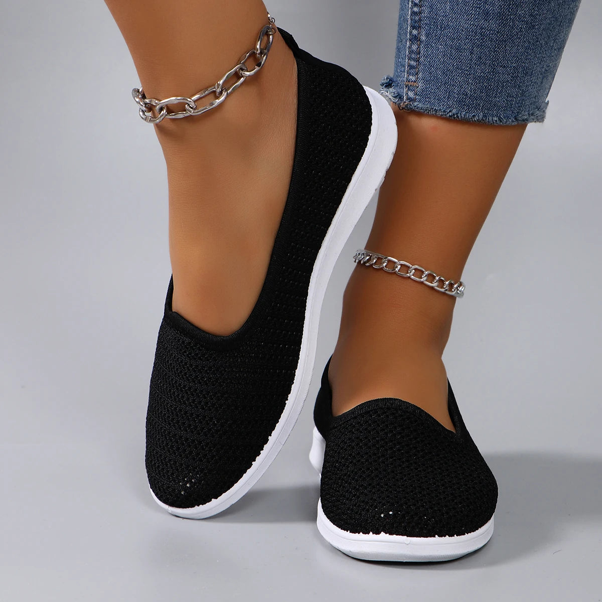 Women's summer breathable mesh flat shoes women's shoes casual sneakers shoes, clearance free shipping