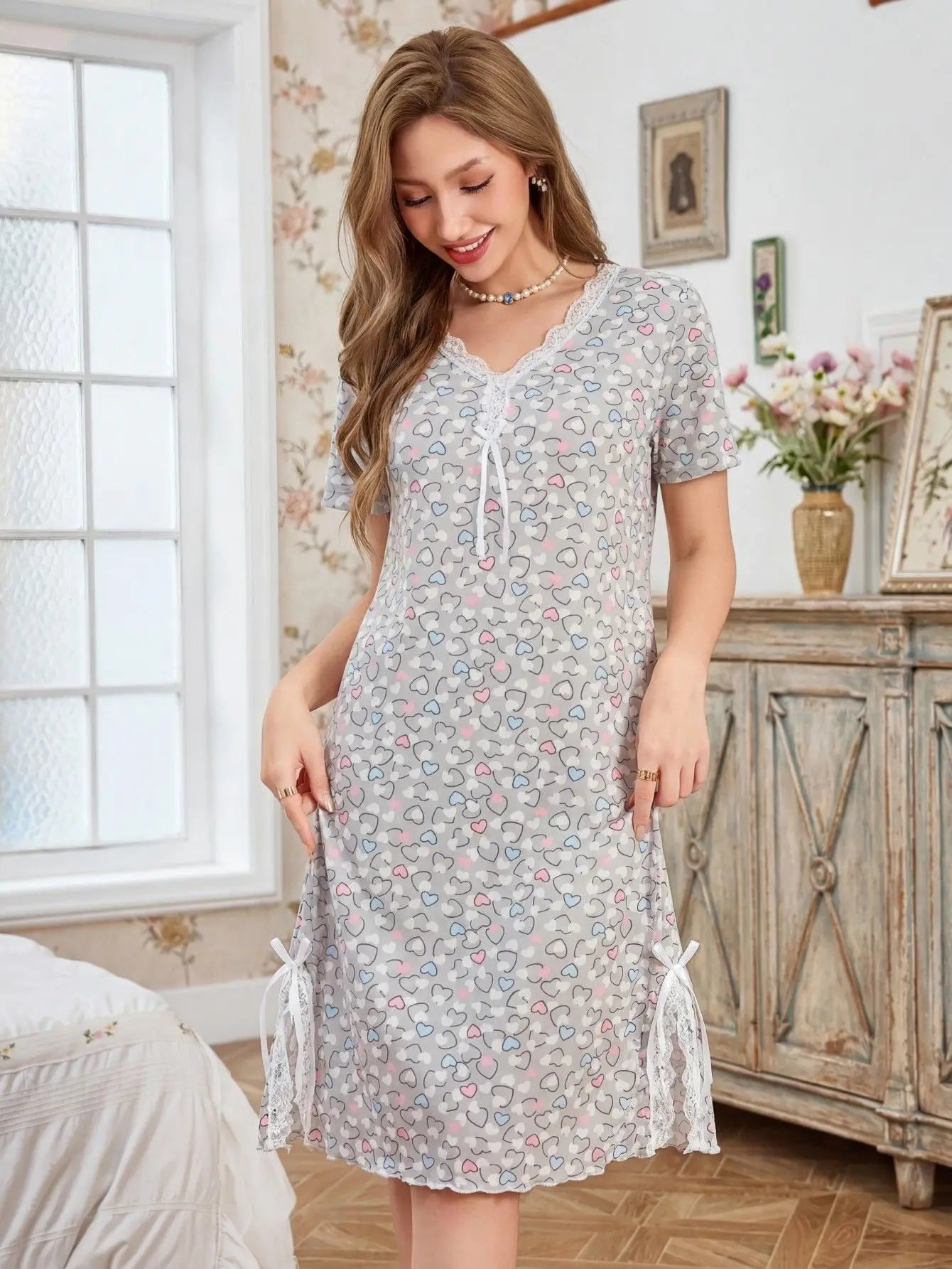 Women's Pajamas Set Pajama Sets Sleepwear Woman Home Suit for Women Nightgowns Pijama Night Wear for Ladies Nightie Trousers Pj