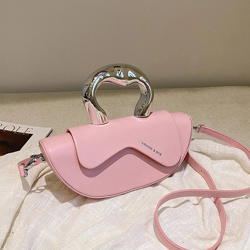 Sewing Thread Solid Soft Shoulder Bags Fashion 2024 High Quality Bags for Women Hasp Interior Compartment Pu Women's Handbags
