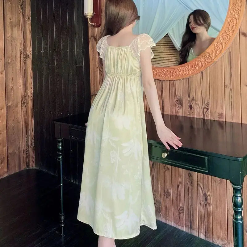 Women's Clothing Sexy Women Night Wear Female Sleepwear Woman Nightgowns Women's Nightgown Seductive Sexy Sleeping Sweaters Home