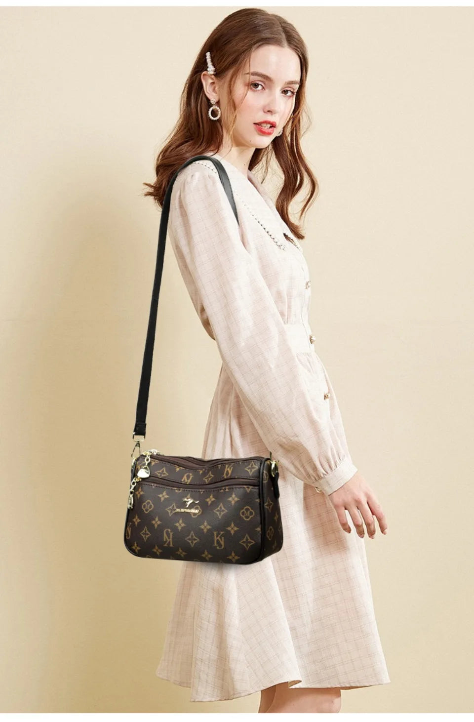 Brand Pu Leather Women Shoulder Crossbody Bags for Women 2025 Luxury Handbags Women Bags Designer Handbags High Quality Sac