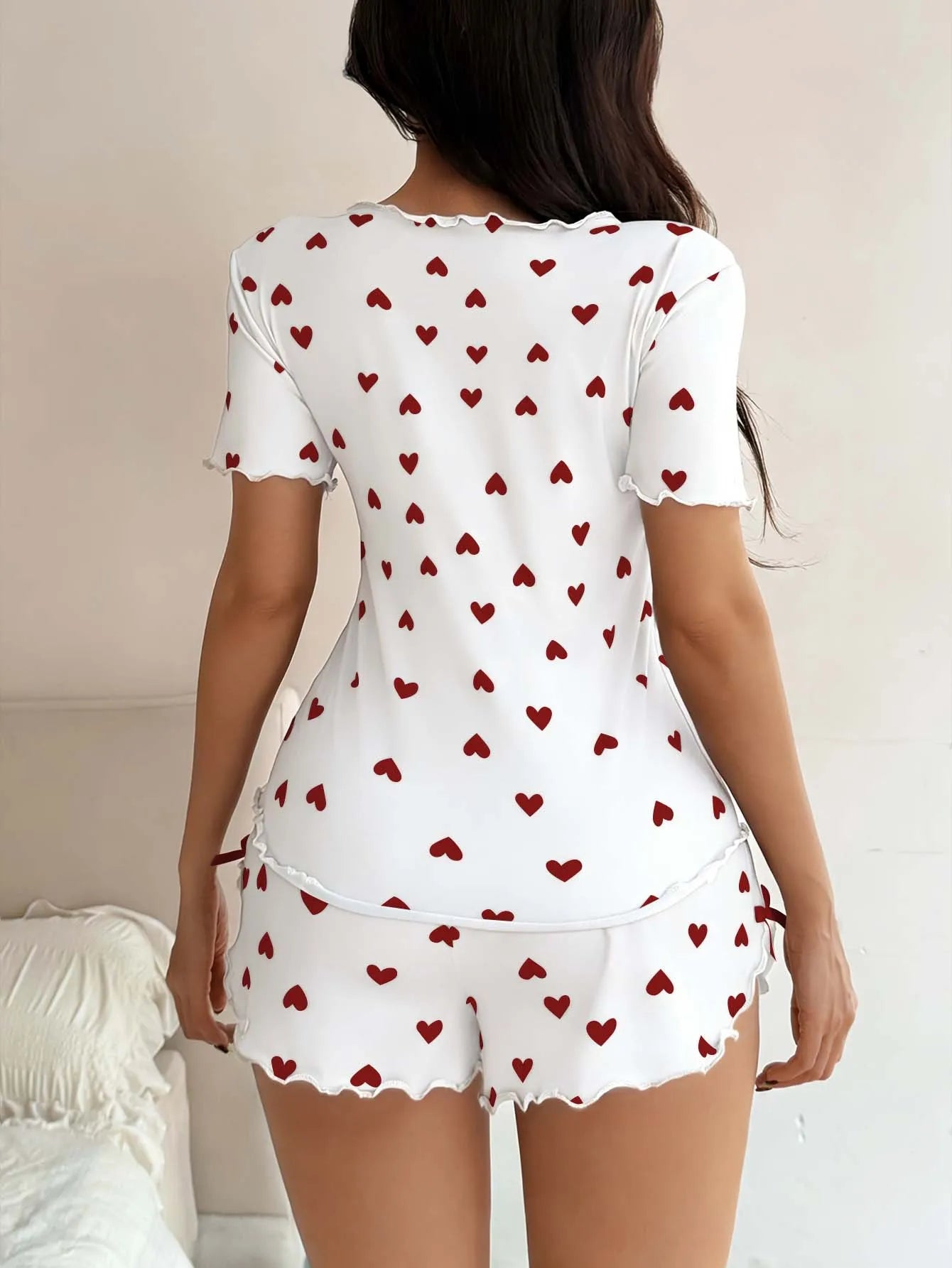 Pajama Suit for Women Woman Pyjamas Set Sexy Women Summer Nightgown Set Women's Home Suit Shorts Pajamas Sleepwear Pants Ladies