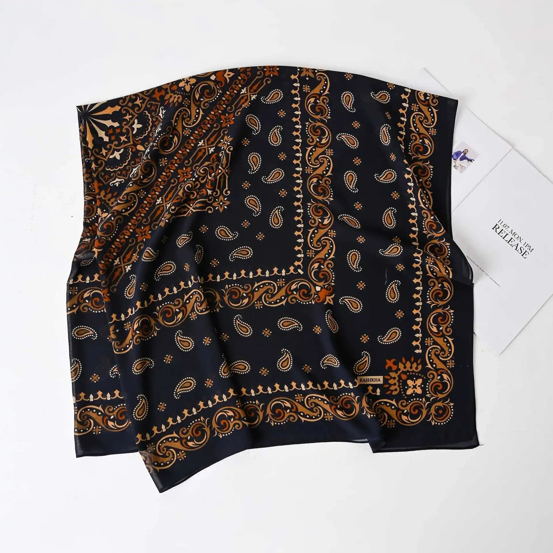 Fashion Muslim Chiffon Hijabs for Women Quadrate Shawl Long Wrap Handscarf Versatile Sunscreen Scarf