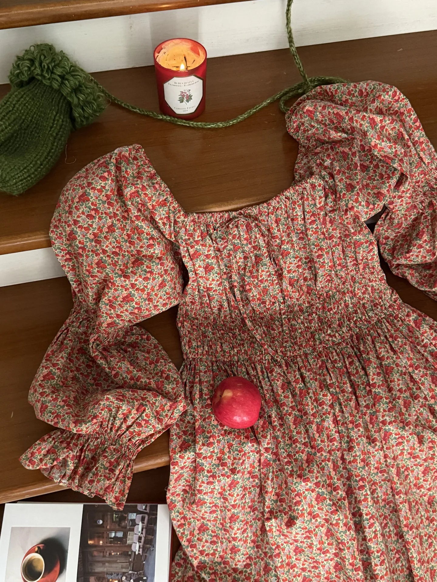 100% Pure Cotton Nightgown Women 2026 New Arrival Spring Summer Vintage Retro Floral Printing Lengthened Nightdress Loungewear