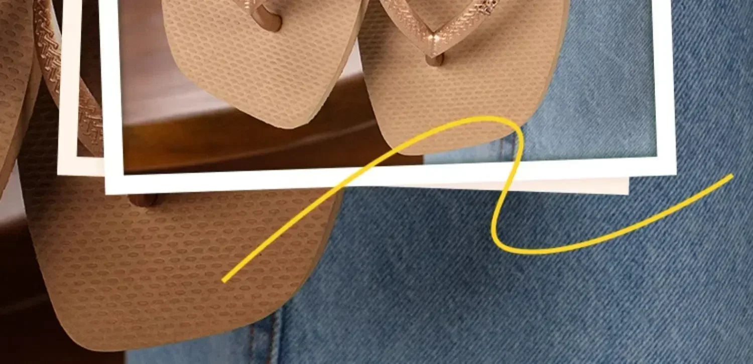 Summer 2025 New Women's Square Toe Flip Flops Outdoor Beach Sandals Luxury Women's Casual Slippers Size 35-42 Women's Shoes