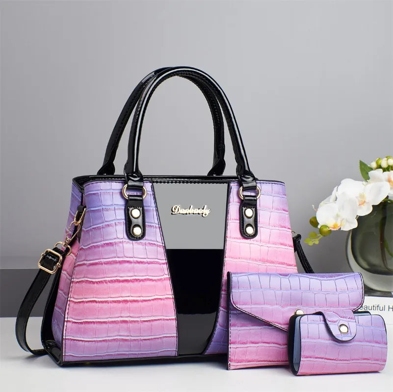 Luxury Designer Shoulder Crossbody Bags High-quality 3Piece Set Women Bags Fashion Ladies Handbags Crossbody Messenger Bag Sac