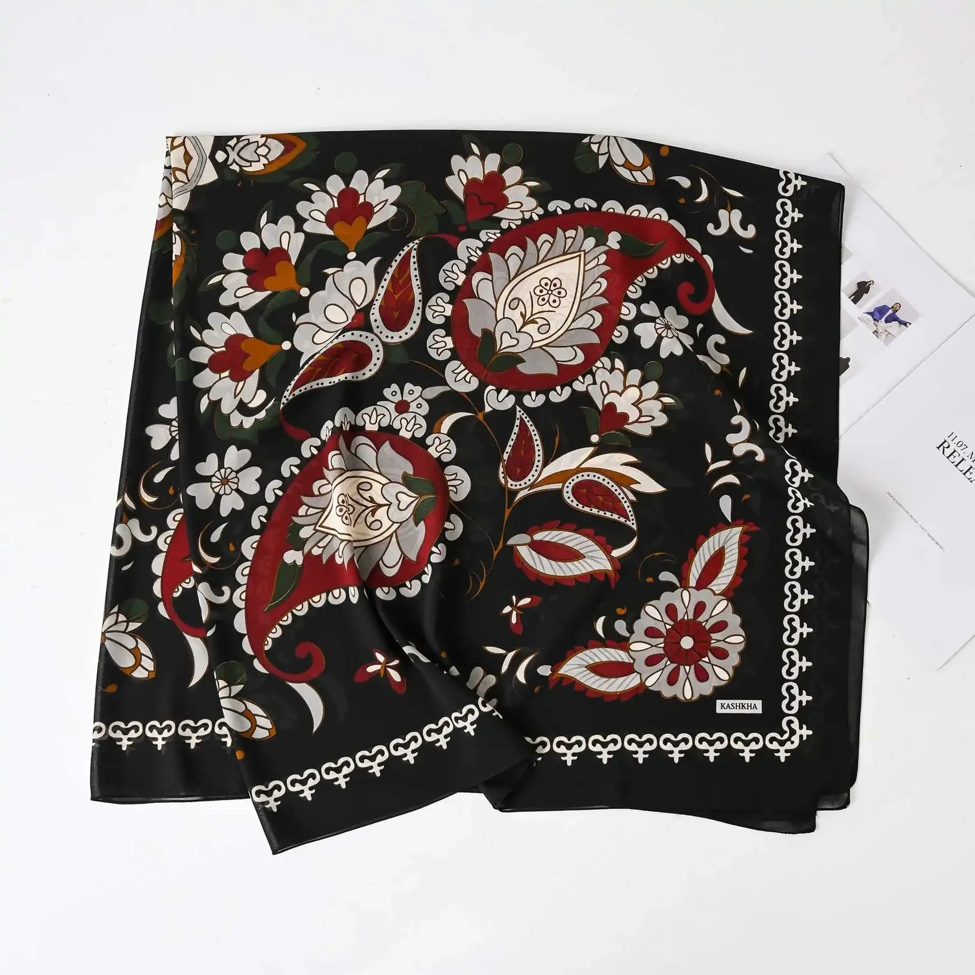 Fashion Muslim Chiffon Hijabs for Women Quadrate Shawl Long Wrap Handscarf Versatile Sunscreen Scarf