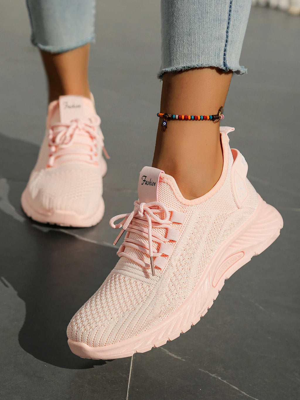 Women shoes casual sneaker fall new fashion leisure sports single shoes wholesale cross-border factory trend fly weaving