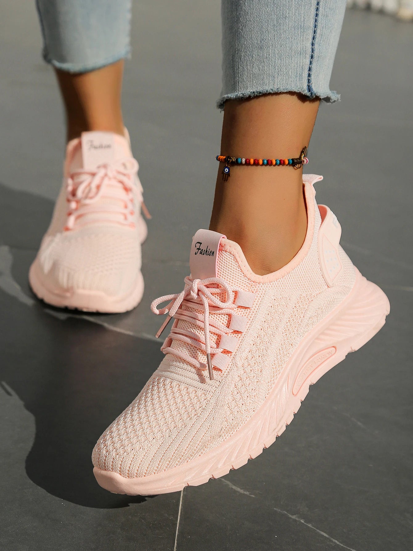 Women shoes casual sneaker fall new fashion leisure sports single shoes wholesale cross-border factory trend fly weaving