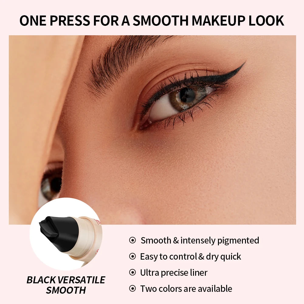 1PC eyeliner pen waterproof, fast drying, durable, smooth and easy to color, creating natural eye makeup