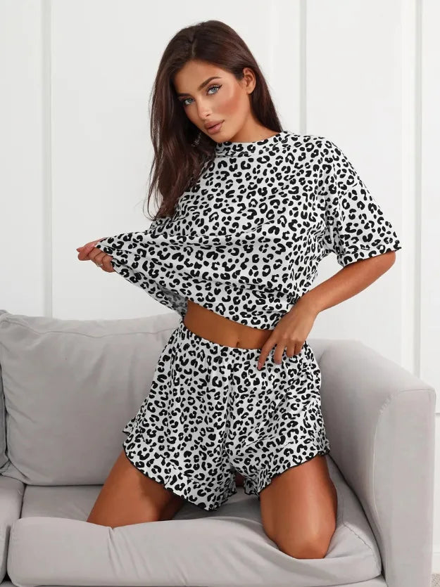 Womens Pajamas Set Ladies Pajamas Floral Print Loungewear Women Pijamas Women Pajamas for Women Sets Outfits Pijamas Women