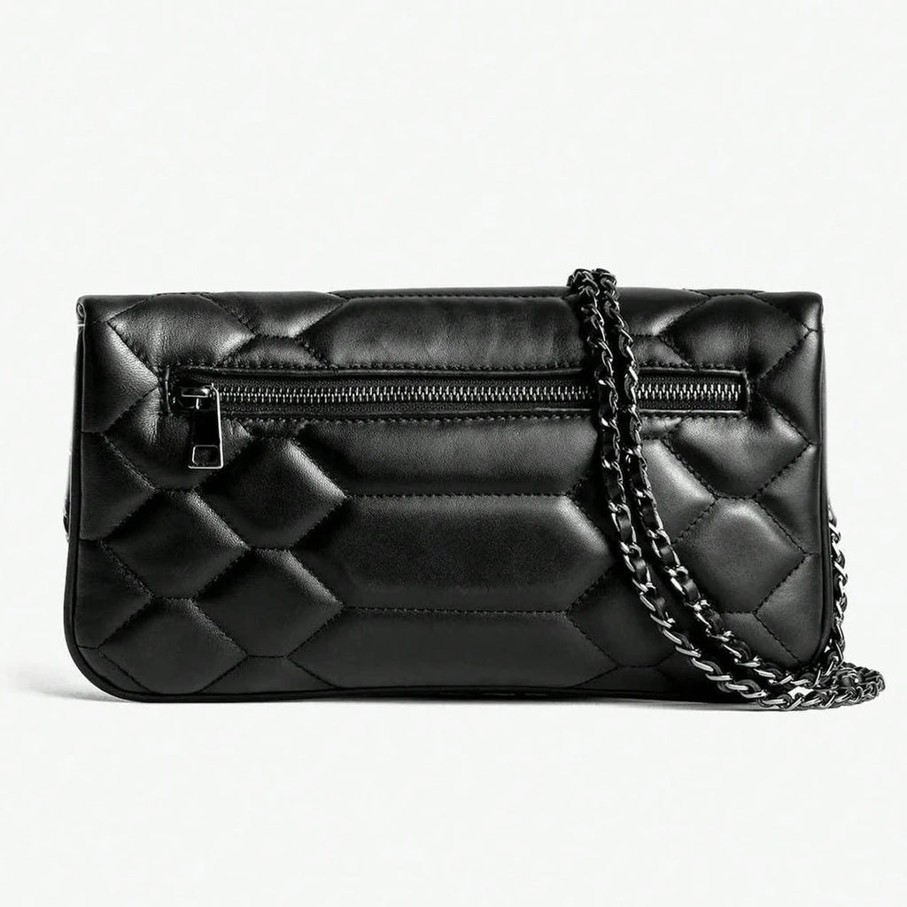 Classic fashion chain shoulder bag, simple and versatile, elegant messenger bag, suitable for work, commuting and shopping