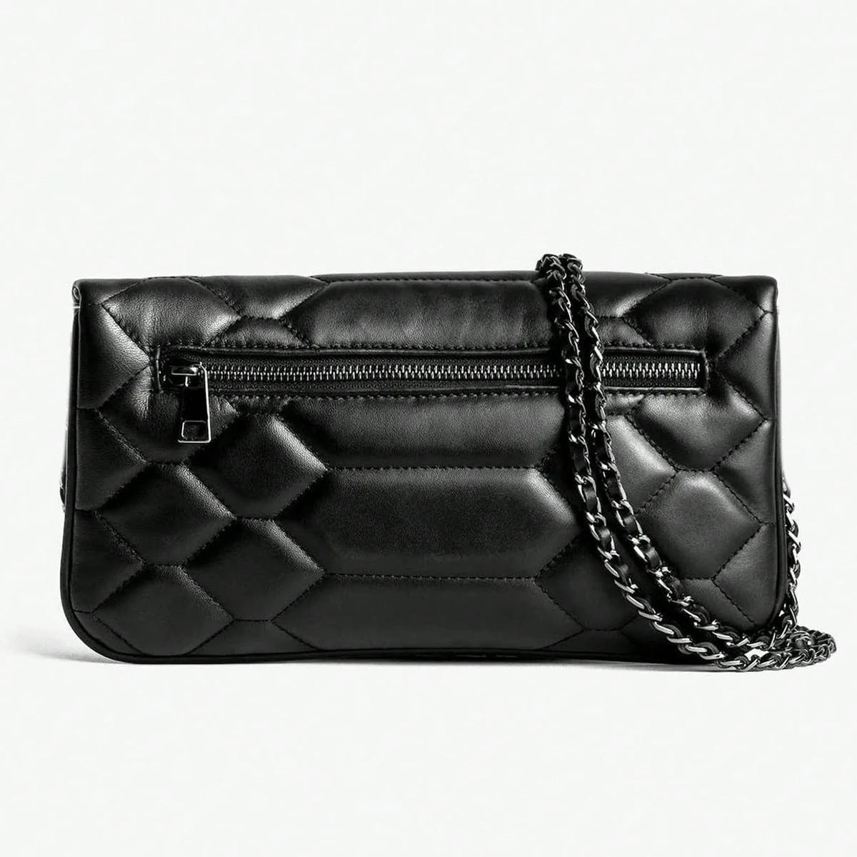 Classic fashion chain shoulder bag, simple and versatile, elegant messenger bag, suitable for work, commuting and shopping