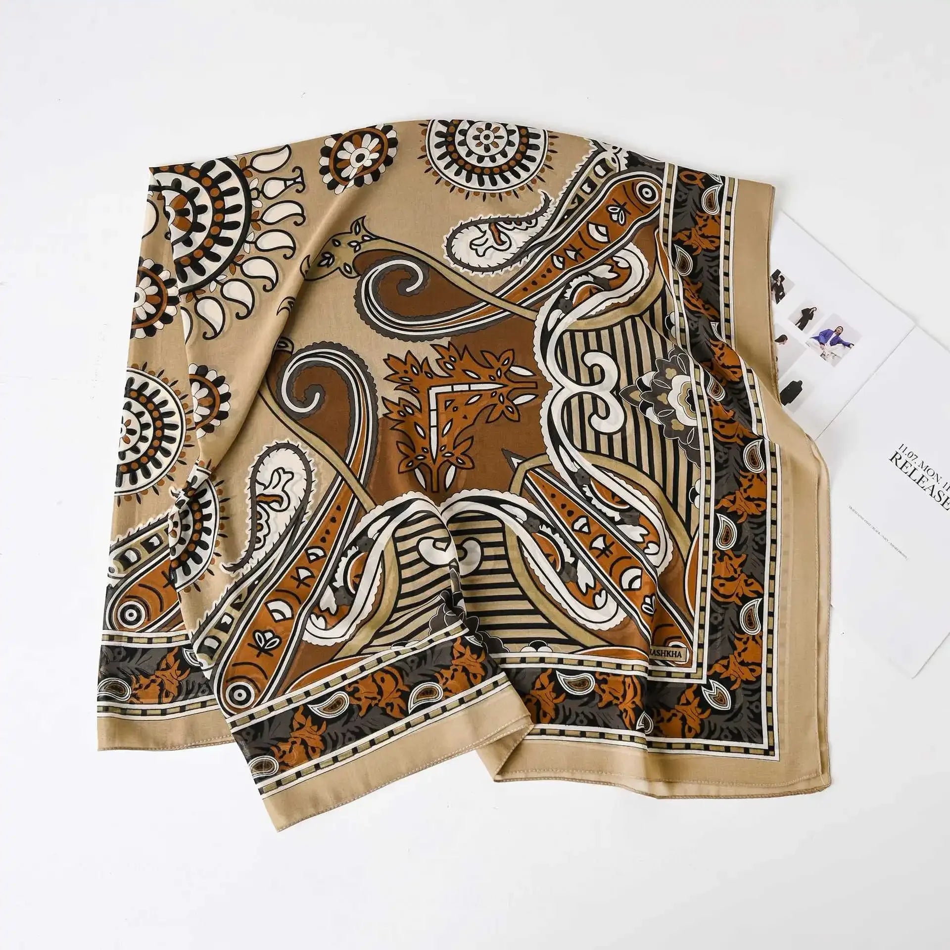 Fashion Muslim Chiffon Hijabs for Women Quadrate Shawl Long Wrap Handscarf Versatile Sunscreen Scarf