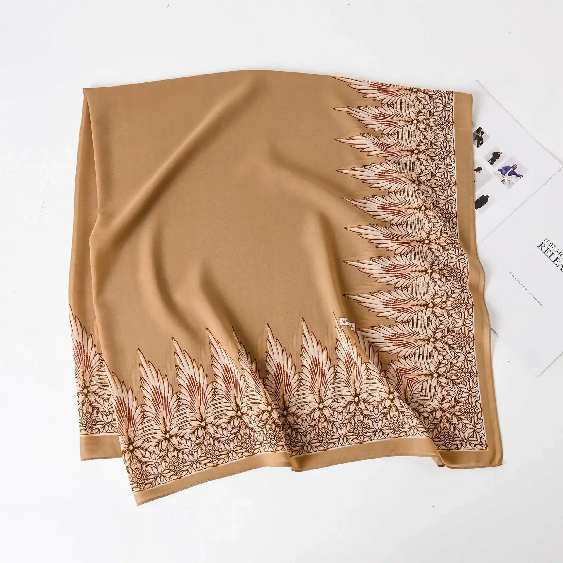 Fashion Muslim Chiffon Hijabs for Women Quadrate Shawl Long Wrap Handscarf Versatile Sunscreen Scarf