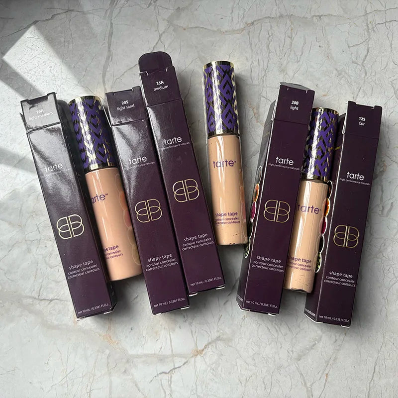 Tarte Waterproof Concealer Base Cream Covering Black Circle Blemishes Remove Dark Circle Oil-control Liquid Foundation Makeup