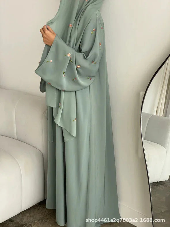 Eid Women Dress Abaya Hijab Muslim Jalabiya Ramadan Embroidery Vestidos Islam Party Dresses Long Robe Morocco Dubai Kaftan