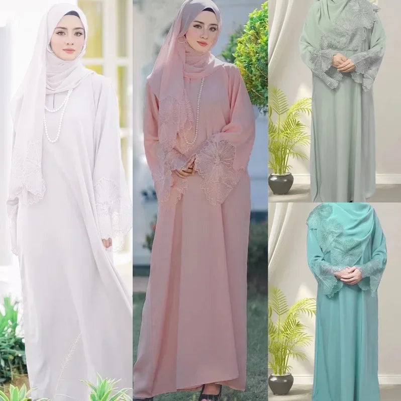 Muslim Hijab Dress Turkish Saudi Arabia African Dresses for Women Islam Clothing Caftan Robe Malay-Indonesia Kaftan Dubai Abaya