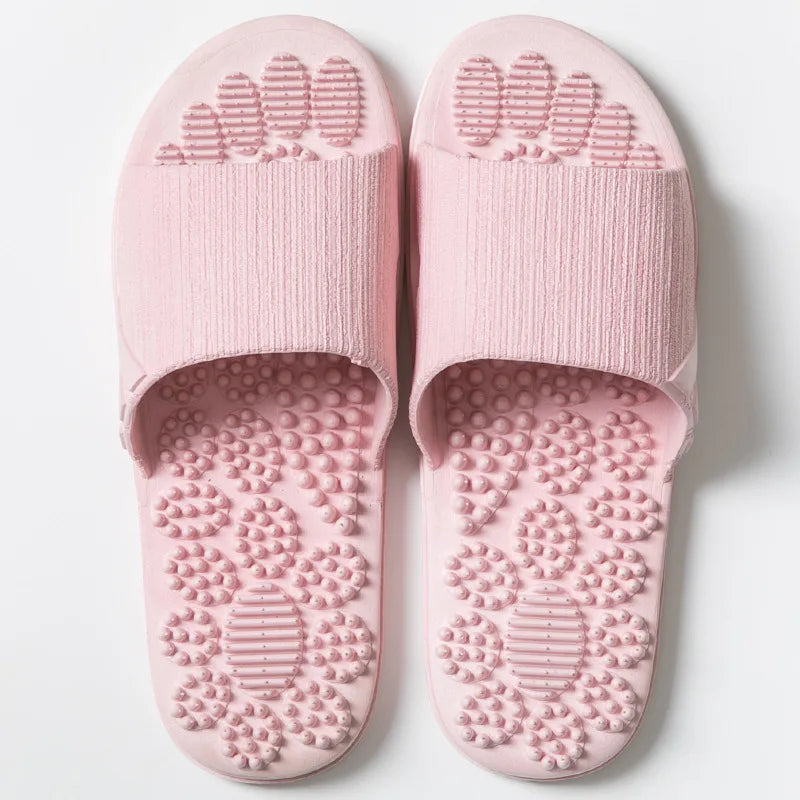 Women Men Massage Home Slippers Couple Shoes Summer Sandals House Soft Non Slip Wear Resistant Slides Indoor Bathroom Flip Flops