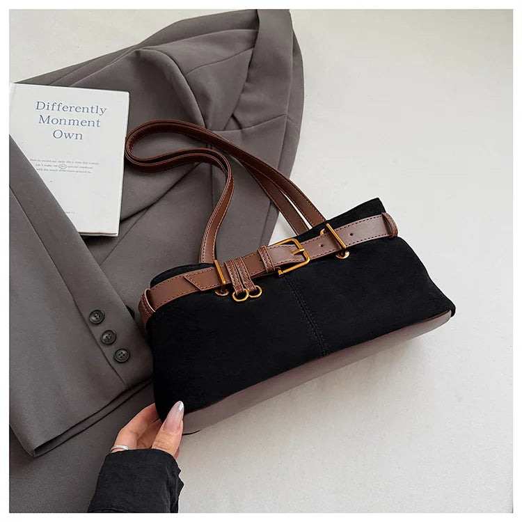 2025 New Luxury PU Leather Shoulder Bag's for Women's - Vegan Leather Crossbody Purse, Fashion Tote with Gold Hardware