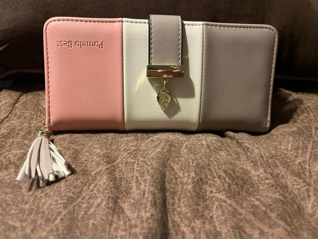 Latest model Fashion Zipper Wallets Womens large capacity Purses Handbags Coin Purse 9 Cards Holder PU Leather Billfold Wallet