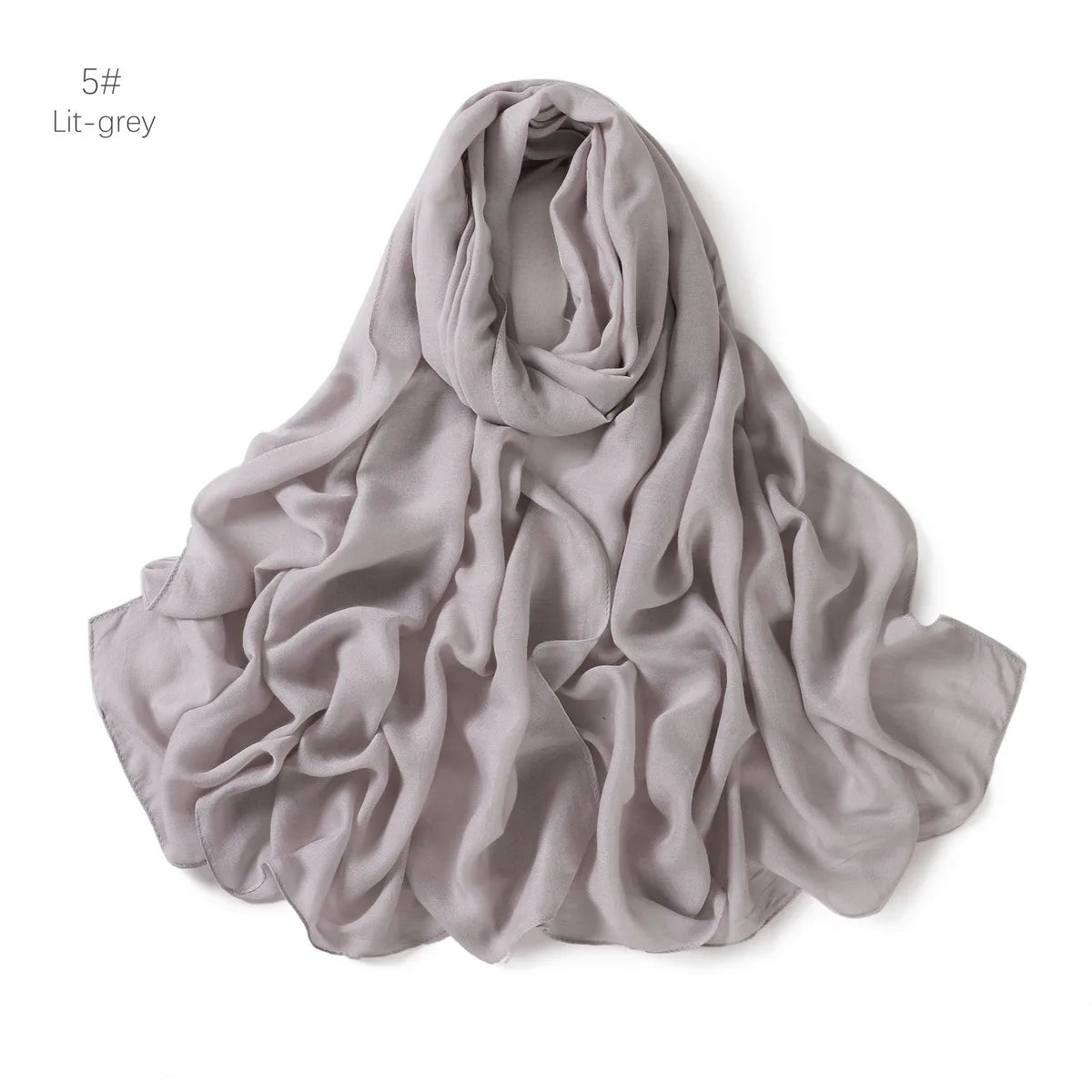 Ramadan Solid Color Modal Cotton Rayon Hijabs Scarf Women Muslim Headscarf Wraps Shawls Femme Musulman Headband Islamic Turban