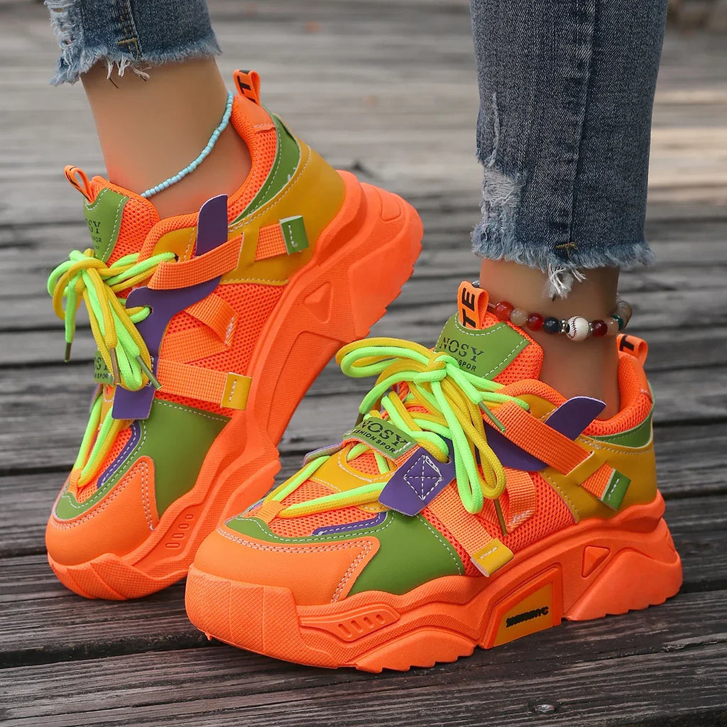 New Sneakers Women Designer Shoes Women Lightweight Mesh Breathable Versatile Outdoor Casual Vulcanize Shoes Zapatos De Mujer