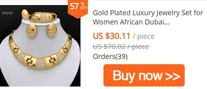 Dubai Gold Color Jewelry Set Cuban Necklace Earrings For Women Bride Wedding Jewelry Banquet Party Gift