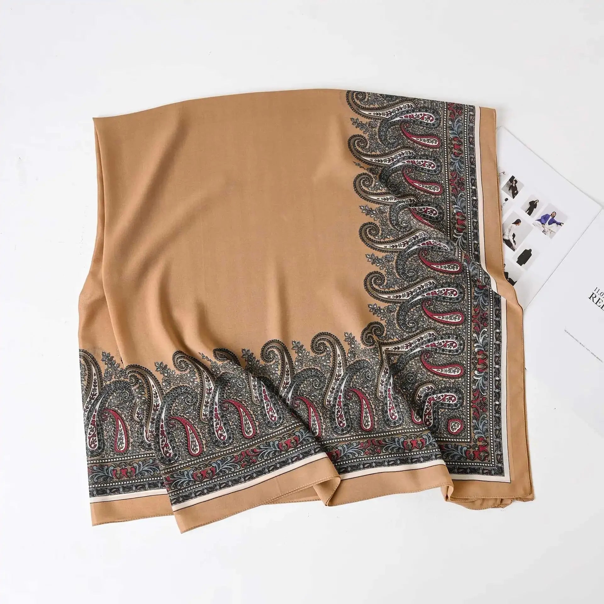 Fashion Muslim Chiffon Hijabs for Women Quadrate Shawl Long Wrap Handscarf Versatile Sunscreen Scarf