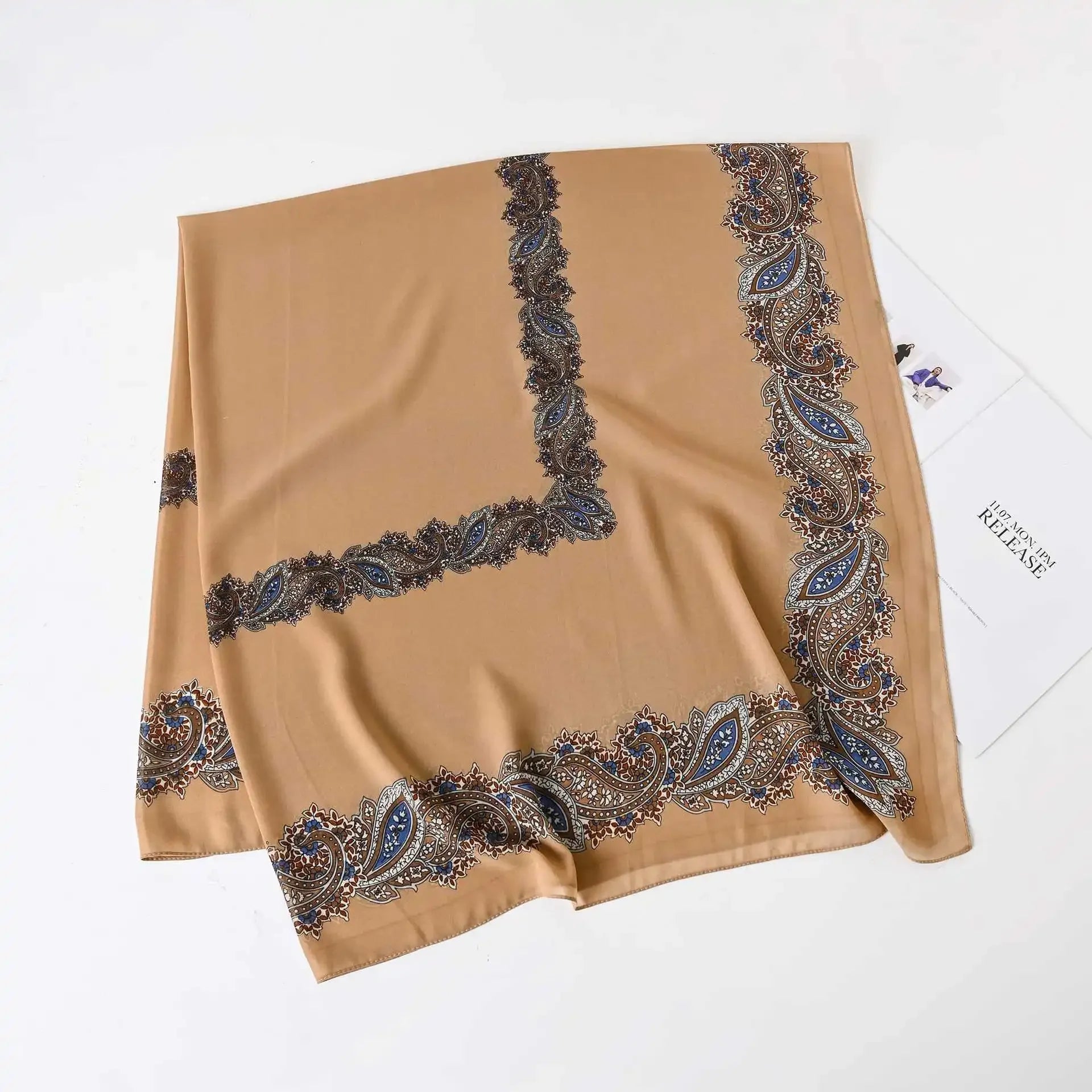 Fashion Muslim Chiffon Hijabs for Women Quadrate Shawl Long Wrap Handscarf Versatile Sunscreen Scarf