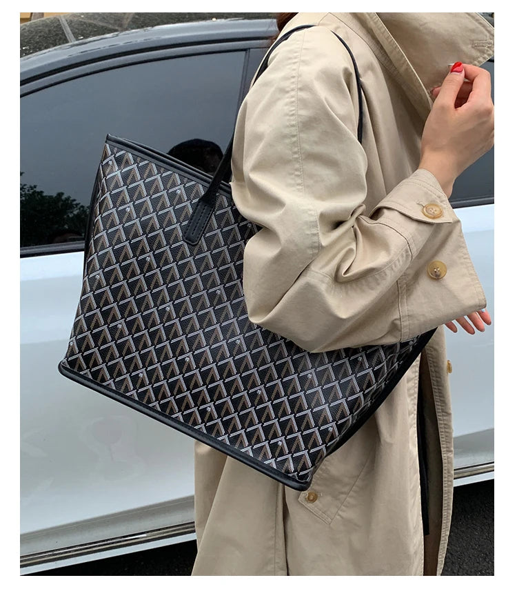 Women's Tote Bag New Simple Double sided Available Mother and Child Large Capacity Casual Handbag Shopping Bag Tote Bag