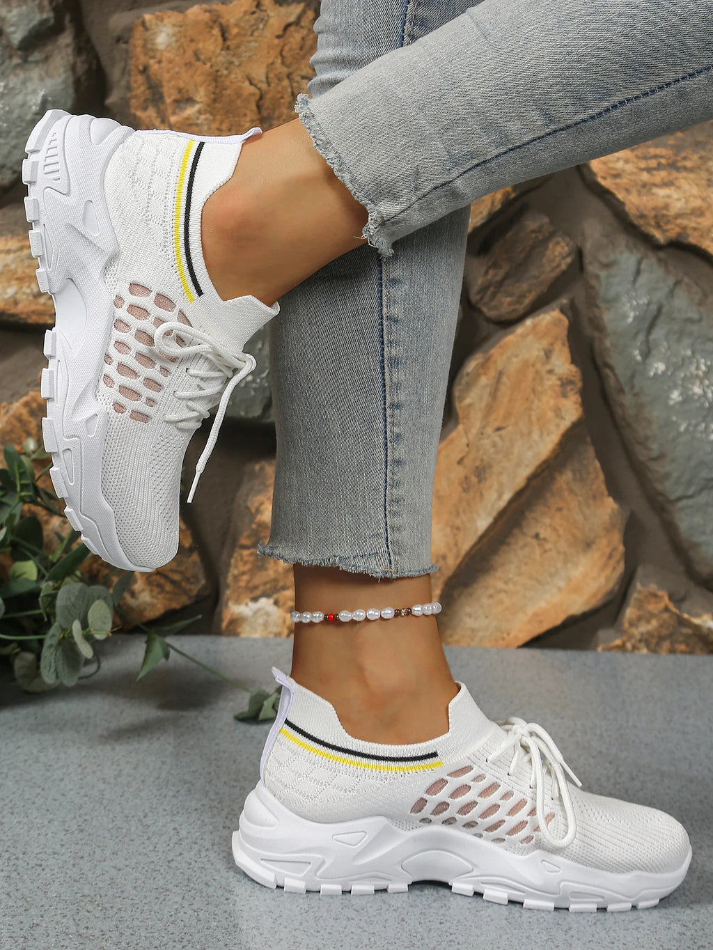 Woman shoes Leopard print sneakers lightweight and breathable women's casual sneakers sale shoes with free shipping