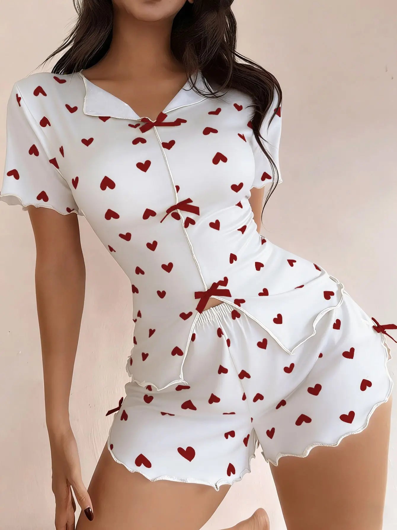 Pajama Suit for Women Woman Pyjamas Set Sexy Women Summer Nightgown Set Women's Home Suit Shorts Pajamas Sleepwear Pants Ladies