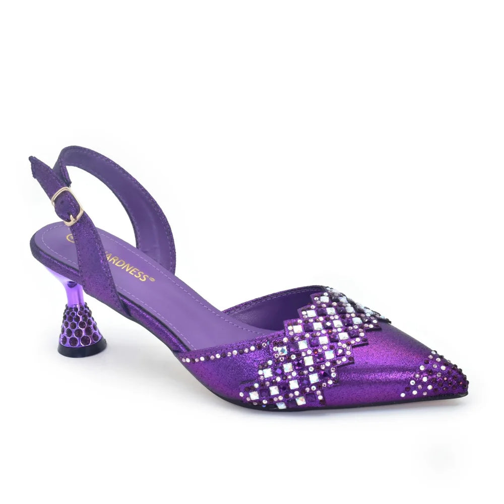 Italian Shoes and Bags Matching Set 2026 Elegant Woman Heeled Shoes for Wedding Women Shoes and Bags To Match Set Nigeria Party