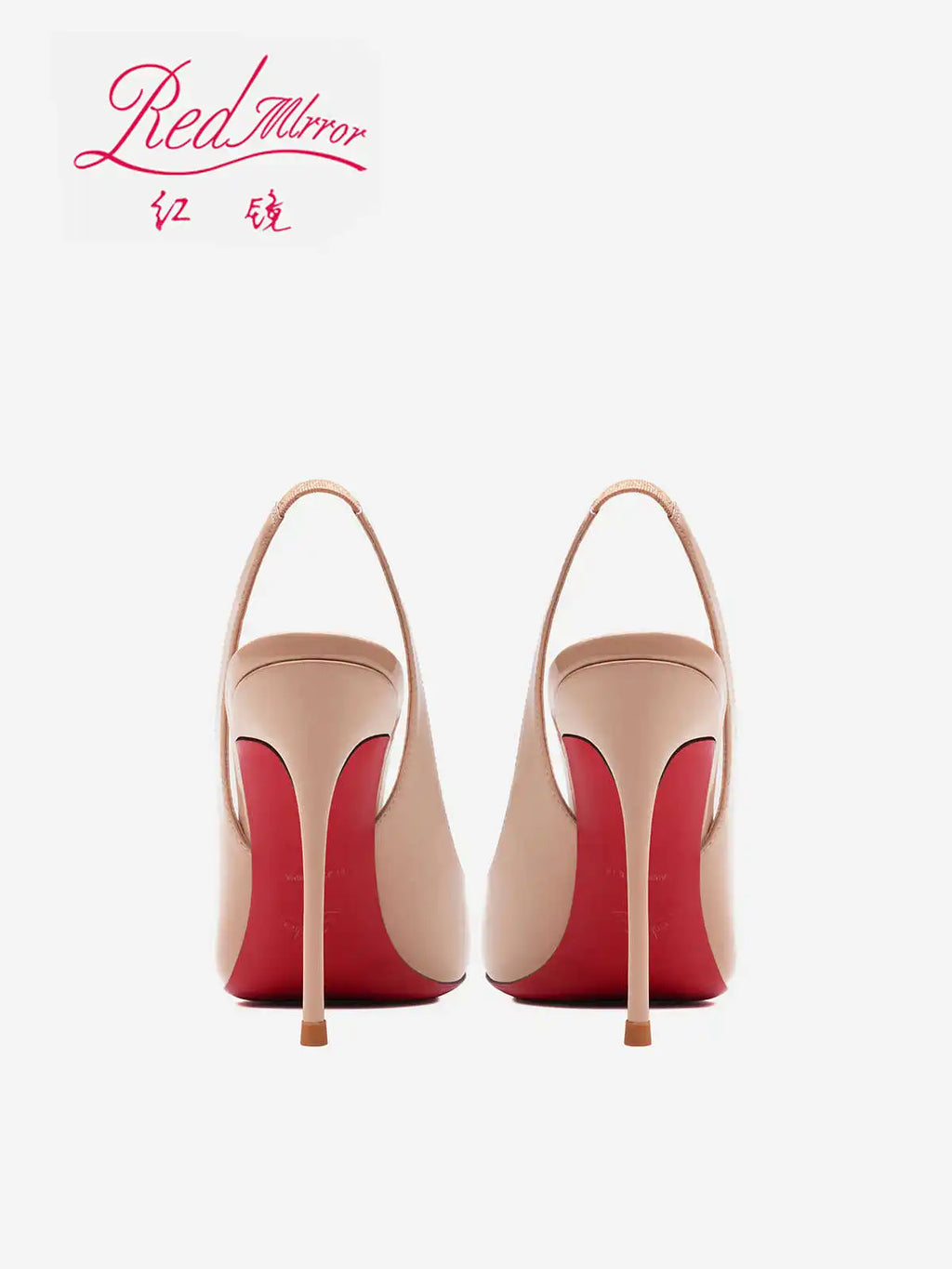 Heeled sandals Red Shiny Bottoms Naked color luxury Hollow 2025 New Elegant High Heels Sexy Slingbacks Ladies Shoes Women shoes