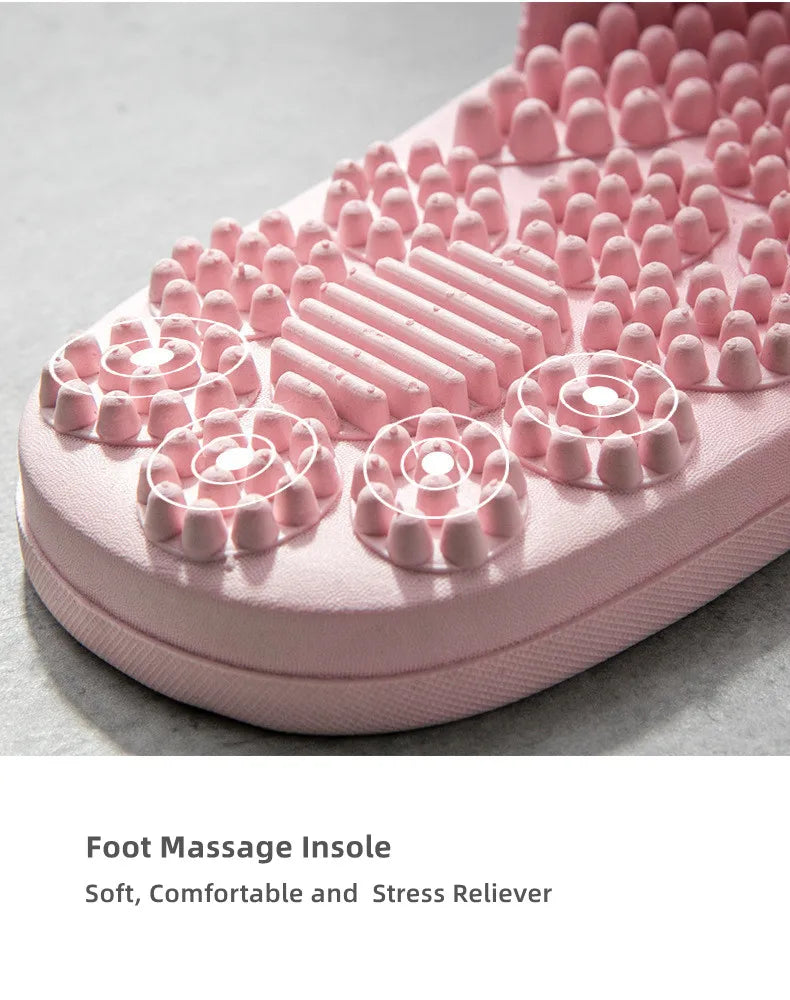 Women Men Massage Home Slippers Couple Shoes Summer Sandals House Soft Non Slip Wear Resistant Slides Indoor Bathroom Flip Flops