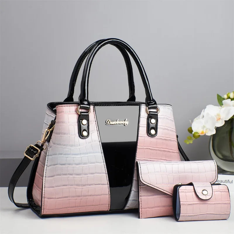 Luxury Designer Shoulder Crossbody Bags High-quality 3Piece Set Women Bags Fashion Ladies Handbags Crossbody Messenger Bag Sac
